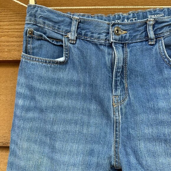 Children’s Place Boys Straight Blue Adjustable Waist Jeans Size 16 - Picture 6 of 14